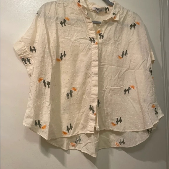 Madewell cactus blouse - Picture 1 of 3